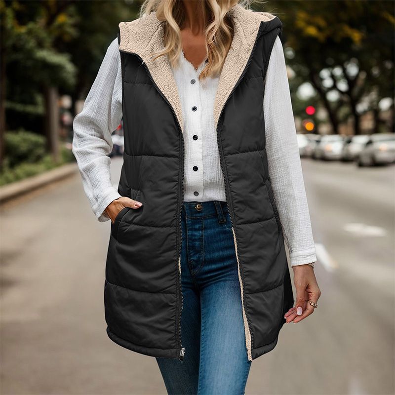 Aldana - Reversible Sleeveless Jacket