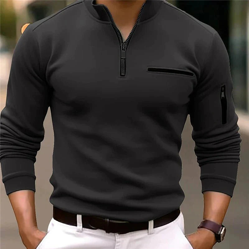 Max™ - Men's Quarter-Zip Polo Shirt