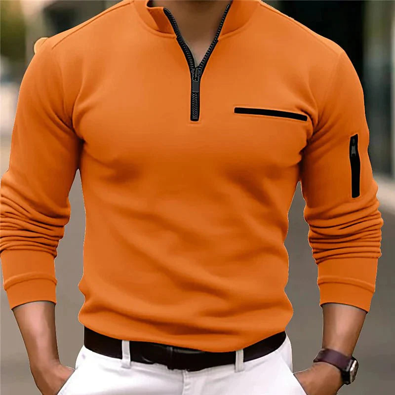 Max™ - Men's Quarter-Zip Polo Shirt
