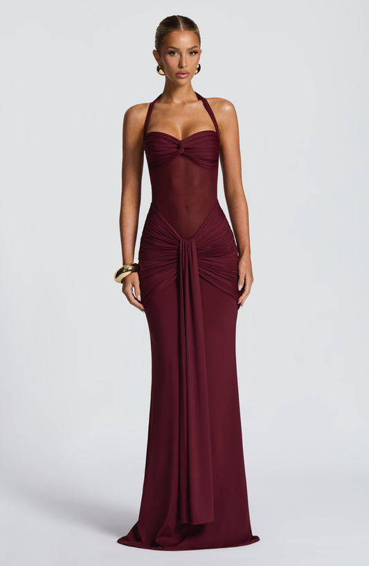 Hazel- Long Dress with Thin Straps