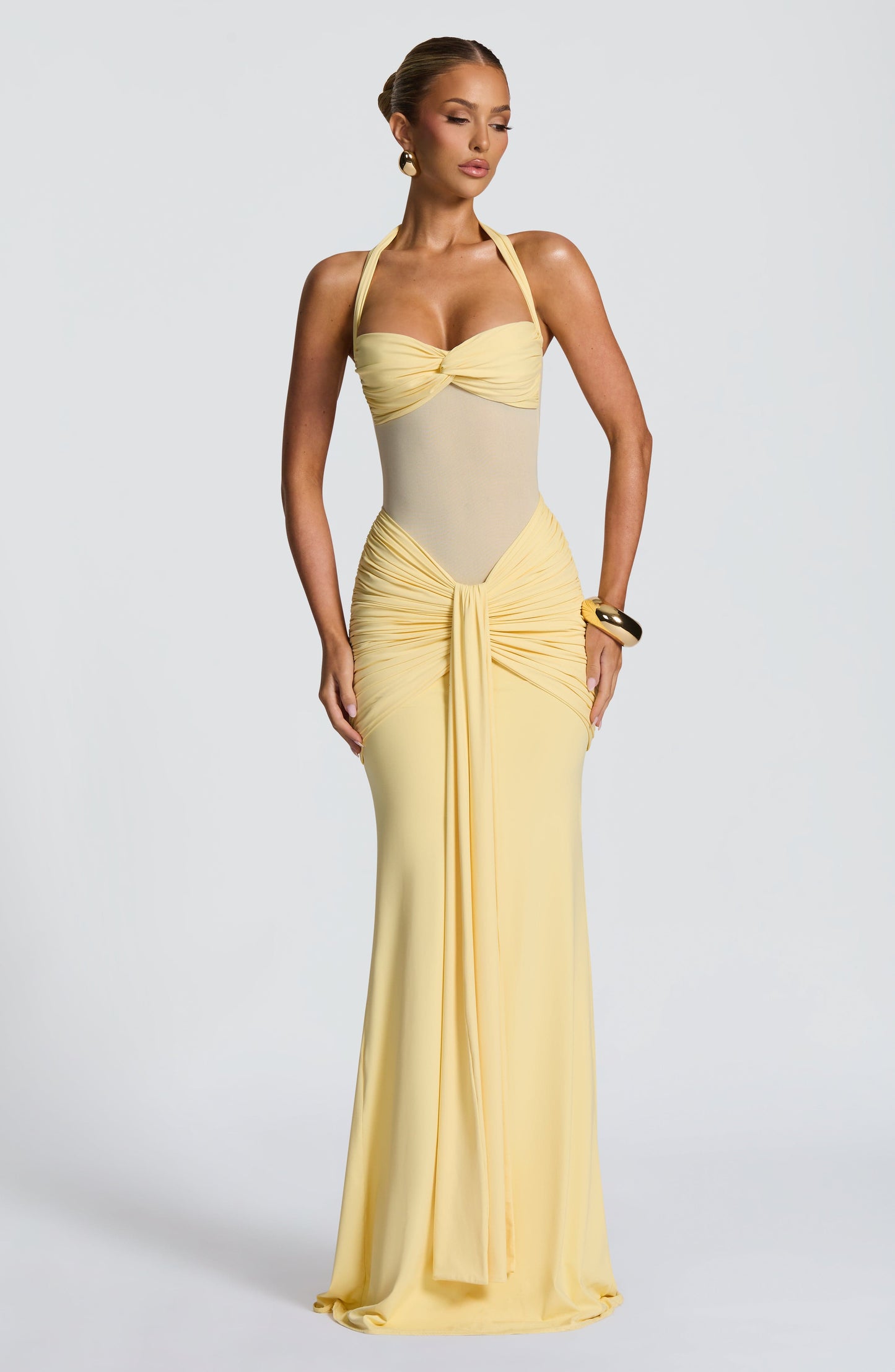 Hazel- Long Dress with Thin Straps