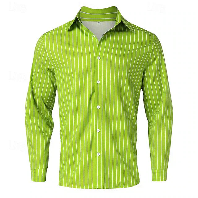 Felipe™ - Men's Striped Dress Shirt